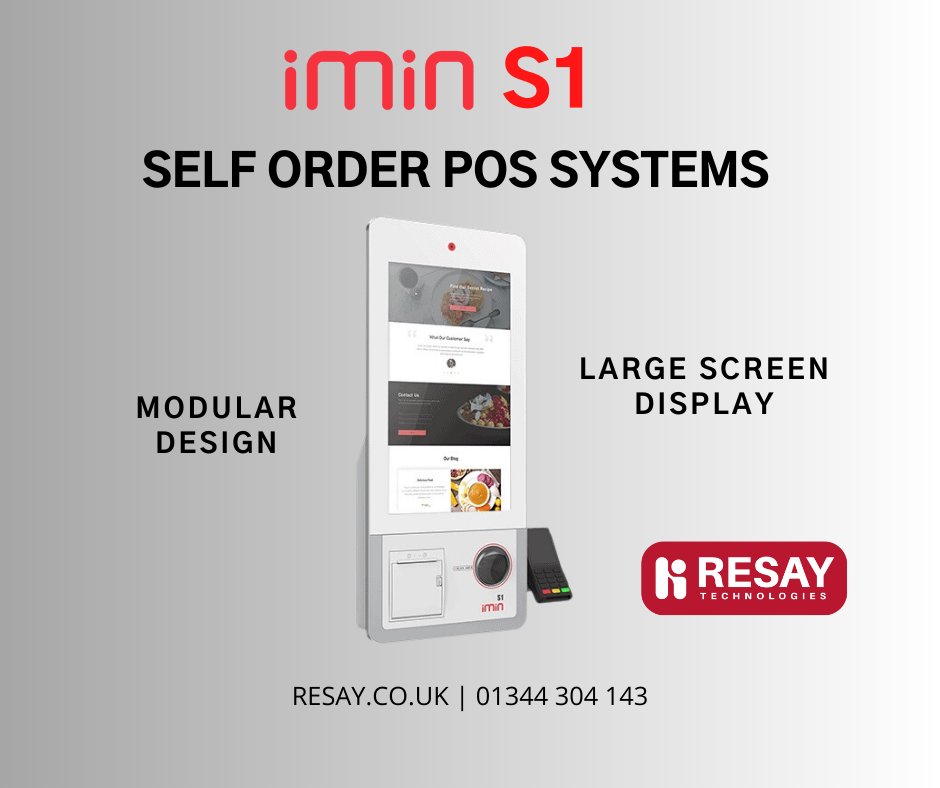 ResayTec's tweet image. #iMinS1 #SelfOrderPOSSystems #POSSystems #EPOS #POS #SelfOrder #Kiosk #iMin #intelligentbusinesssolution #businesssolution