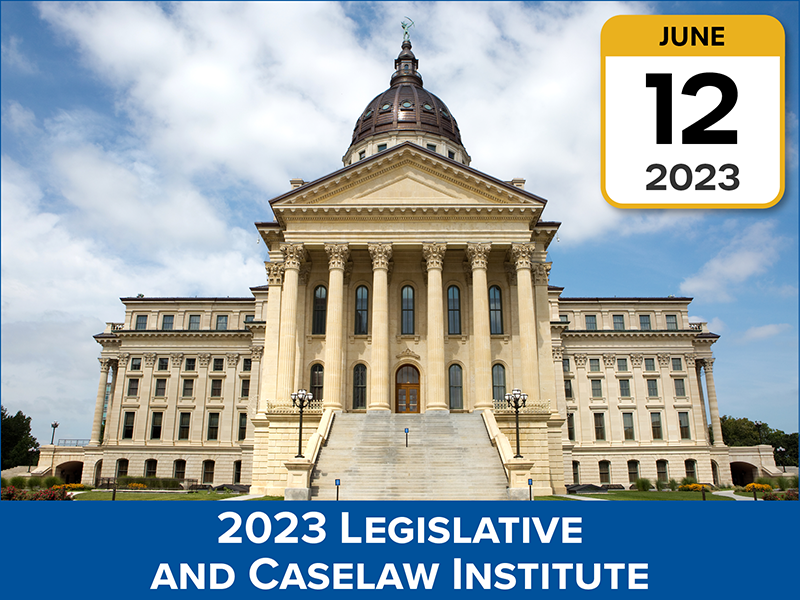 KansasBar's tweet photo. Join us for a live webinar of pre-recorded presentations by the chapter authors of the KBA’s Annual Survey of Law along with a general overview of the just-completed legislative session. Attendees will also receive a copy of the 2023 Annual Survey of Law. https://t.co/CWq5cdPGTf https://t.co/61sWE45plE