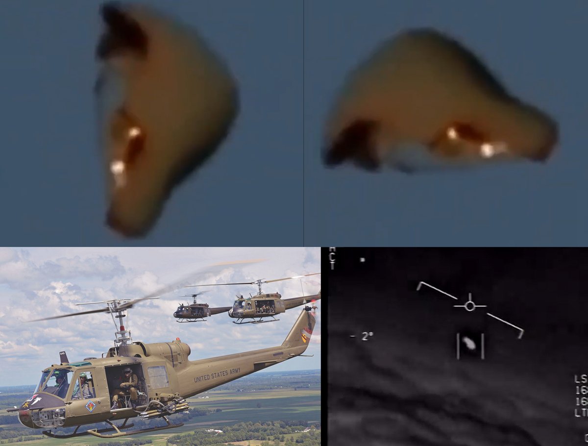 OMApproach's tweet image. The same sources that informed David Grusch about the 12 or more alien spacecraft in the possession of the military have provided an interesting description of one of the crafts.

'It looked like a chopped up helicopter, with the front bubble of a Huey helicopter, with the…