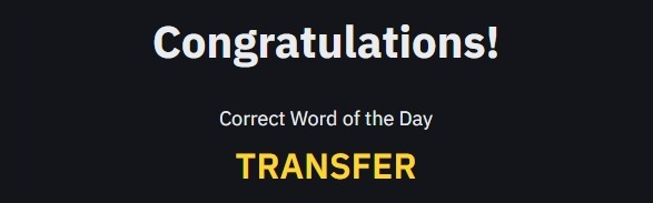 hotrading's tweet photo. Correct Word of the Day #Binance 

TRANSFERT

👉 https://t.co/njs0AQzZ4n

#WODL #ScamPrevention https://t.co/3WWFAFt51l