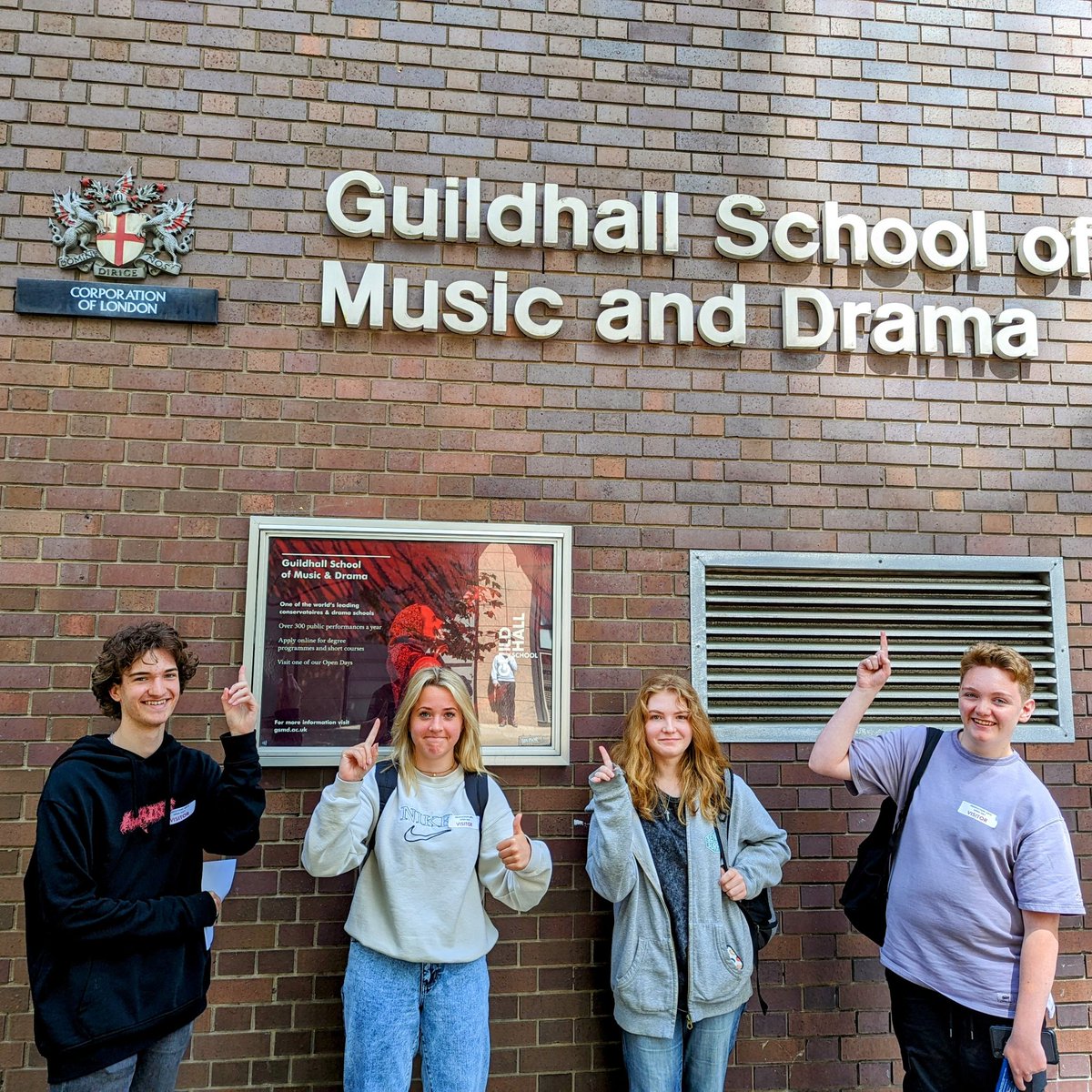 Today we took a few pupils to @guildhallschool for the Production Arts Open Day. What a great experience for our young theatre makers. Some excellent displays of technical theatre and stage management.  Very aspirational! #inspiringminds
#drama #theatre #stagemanagement