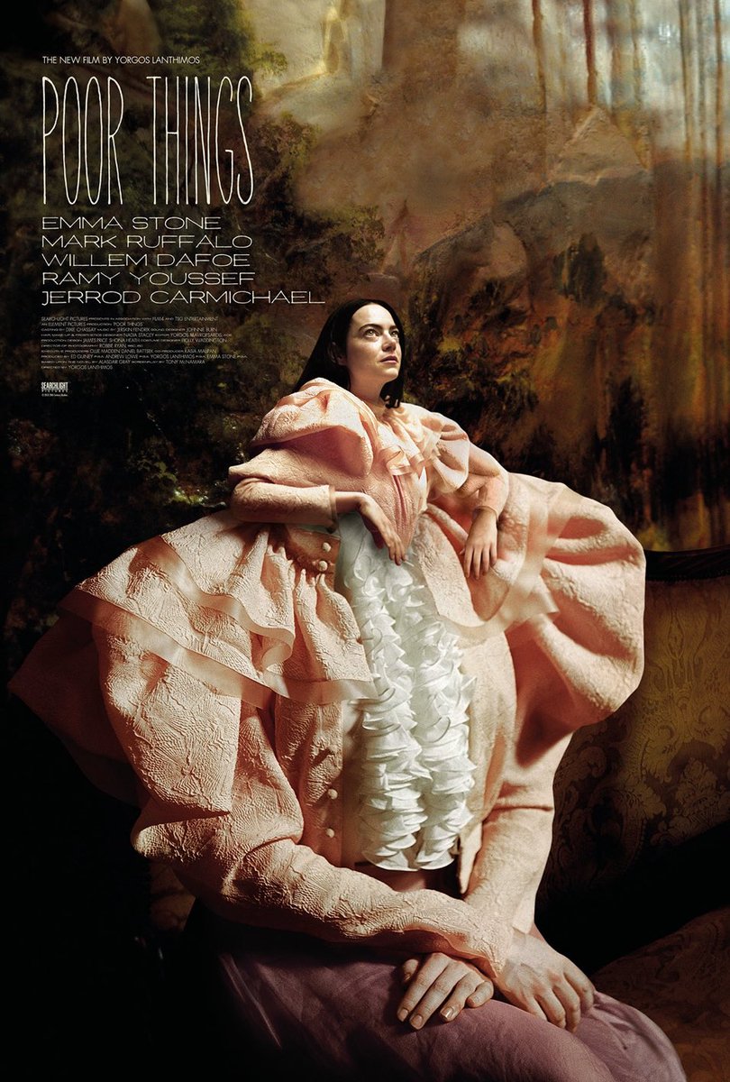 New poster for Yorgos Lanthimos’ POOR THINGS starring Emma Stone.

In theaters September 8.