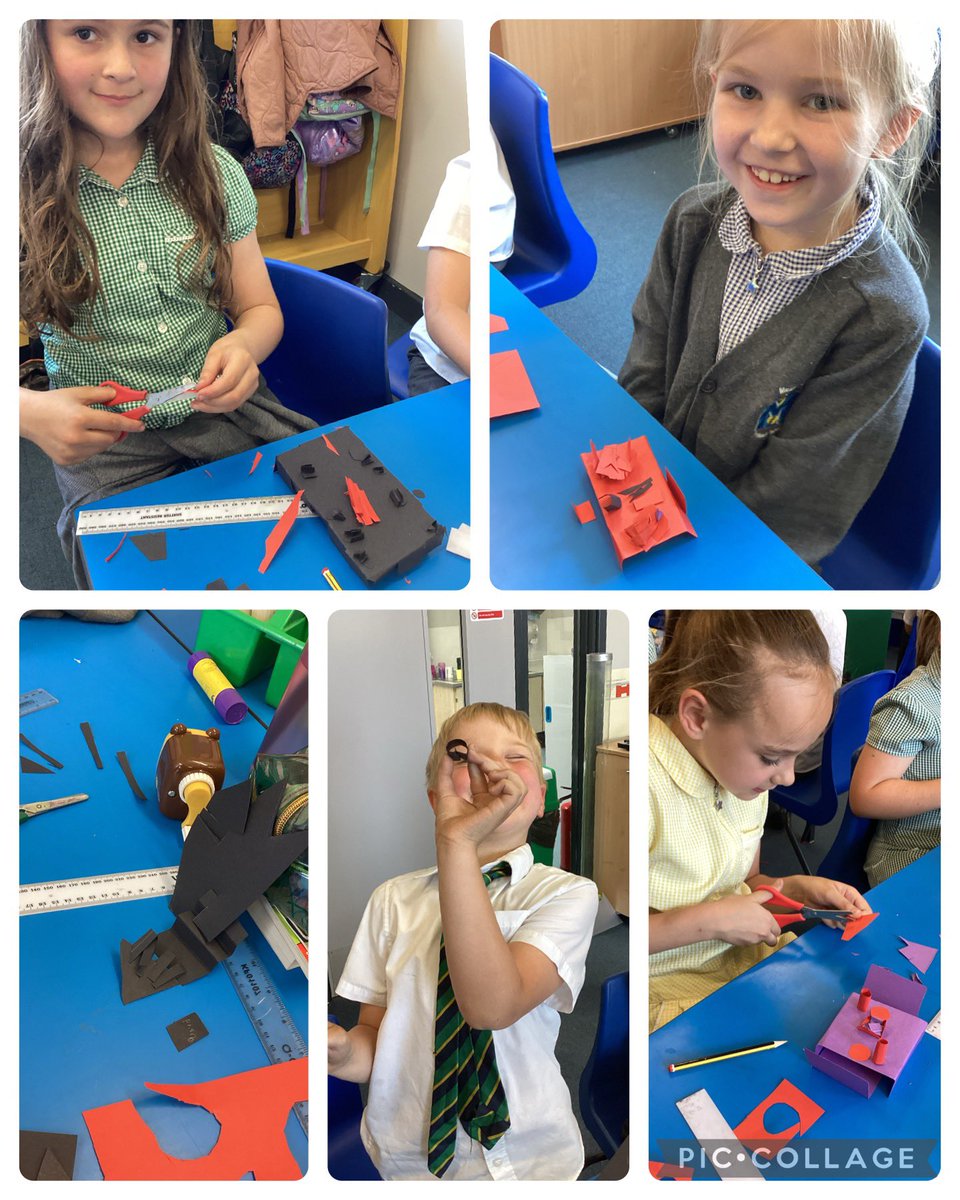 Year 3 Blue have started their sculpture and 3D topic. They discussed the definition of sculpture and learnt simple techniques for turning 2D shapes into 3D sculptures that can stand up on their own. Look at some of our fantastic sculptures 😁 @kapowprimary