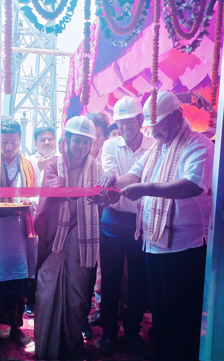 Today inaugurated the 33/11 grid sub station alongwith MLA Bari at Bhramabarada in Rasulpur block of Jajpur dist.