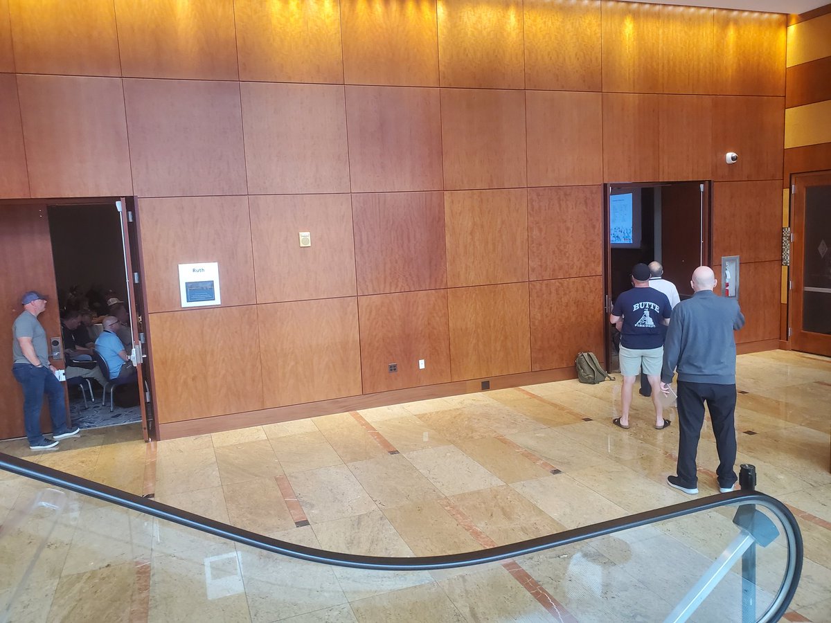 HazmatandRescue's tweet image. Standing room only and spilling out into the hallway! Brett Bigger of Noble &amp;amp; HMIQ. Check them out at Booth 535. Needless to say,  people want to know how to address the Li-Ion issue.  Be sure to check out @Provident__Ins and our upcoming presentation on June 26th #Hazmat2023