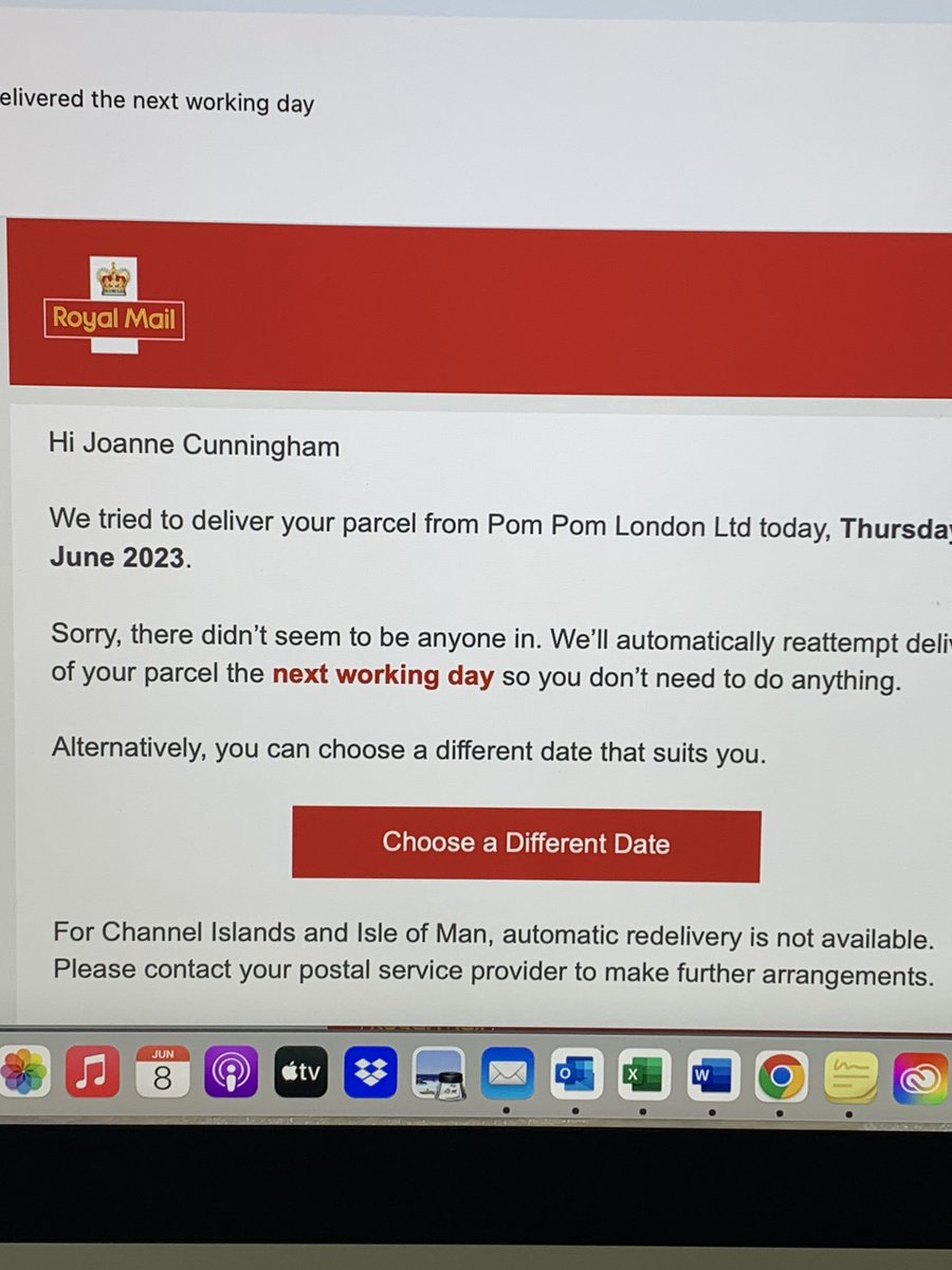 jo_cunningham's tweet photo. You're definitely telling porkies @RoyalMail - don't you go telling the customer I wasn't here as I've been waiting in for delivery and my office is by the front door.

They've not had the service they paid but same old same old @RoyalMailHelp? https://t.co/dwd3Y2kgtE