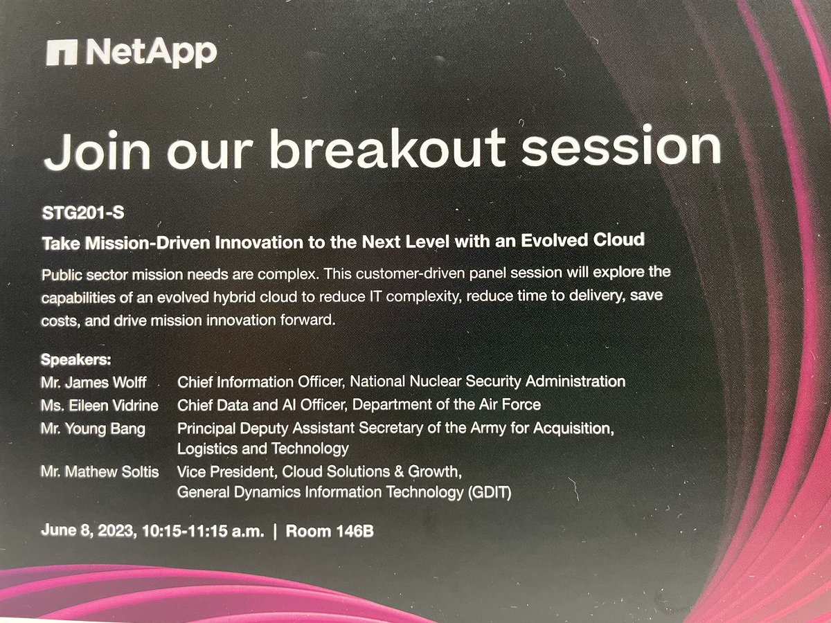 Head over to our session #AWSSummit our #customers are ready to share some insights