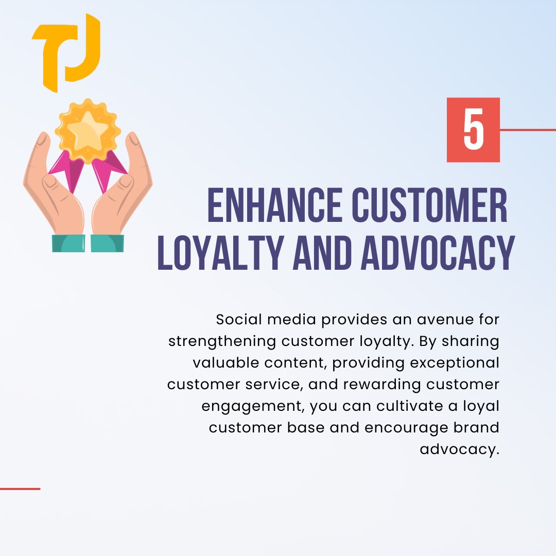 5️⃣ Enhance Customer Loyalty and Advocacy: 👥💖 Build strong relationships with your customers, provide exceptional support, and reward their loyalty. Turn your fans into brand advocates.
#TwitterMarketing #BusinessGrowth #OnlinePresence #DigitalStrategy #MarketingGoals