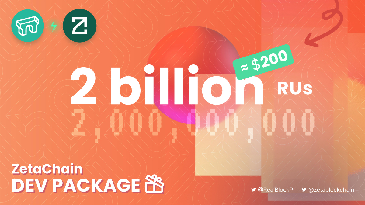 Celebrating our partnership with @zetablockchain!
BlockPI is giving away special ZetaChain dev packages to support #ZetaChain projects!
🎯ZetaChain dev package: 2 billion RUs with a month validity (worth $200)
📅3 weeks
🙌First come, first served
Apply now:…