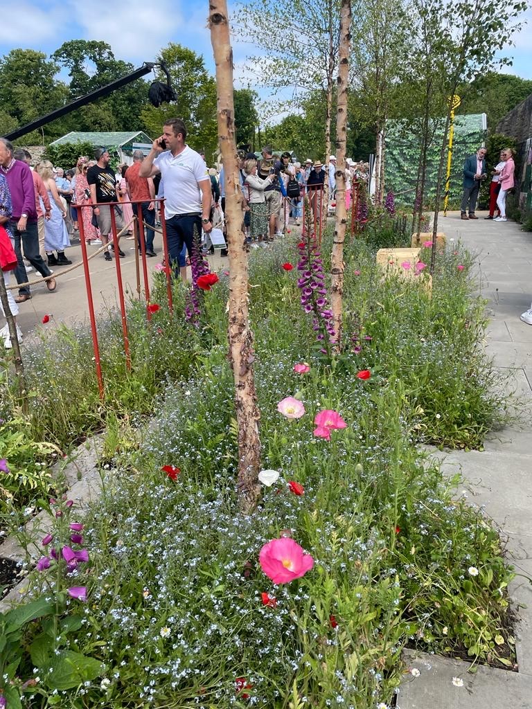 Some photos of the Green Cities Europe Garden we designed for Bloom 2023 on behalf of <a href="/Bordbia/">Bord Bia - The Irish Food Board</a>, <a href="/DubCityCouncil/">Dublin City Council</a>, Irish Hardy Nursery Stock Association and the Association of Landscape Contractors of Ireland (ALCI). Skillfully built and planted by O'Brien Landscaping.