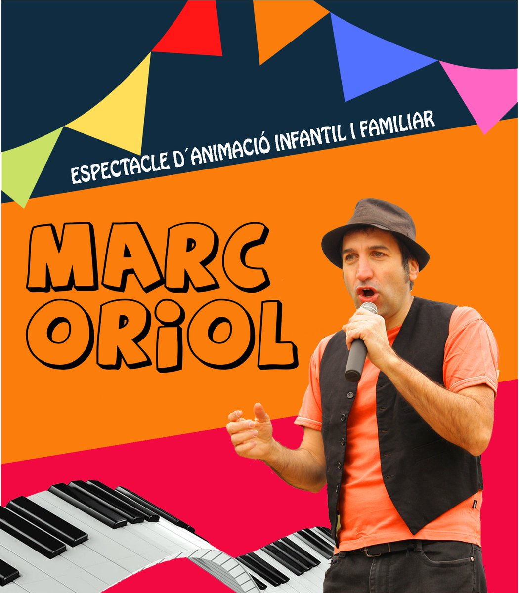 📆 Diumenge dia 11 a les 12:00 hores

👩🏻‍🎤🎵Concert a Consell de Cent entre Viladomat i Borrell! En Marc Oriol presenta un espectacle d´animació infantil i familiar amb danses, balls i cançons  Vine a gaudir de "Menuts" amb tota la família!

🏡Organitza Camí Amic
