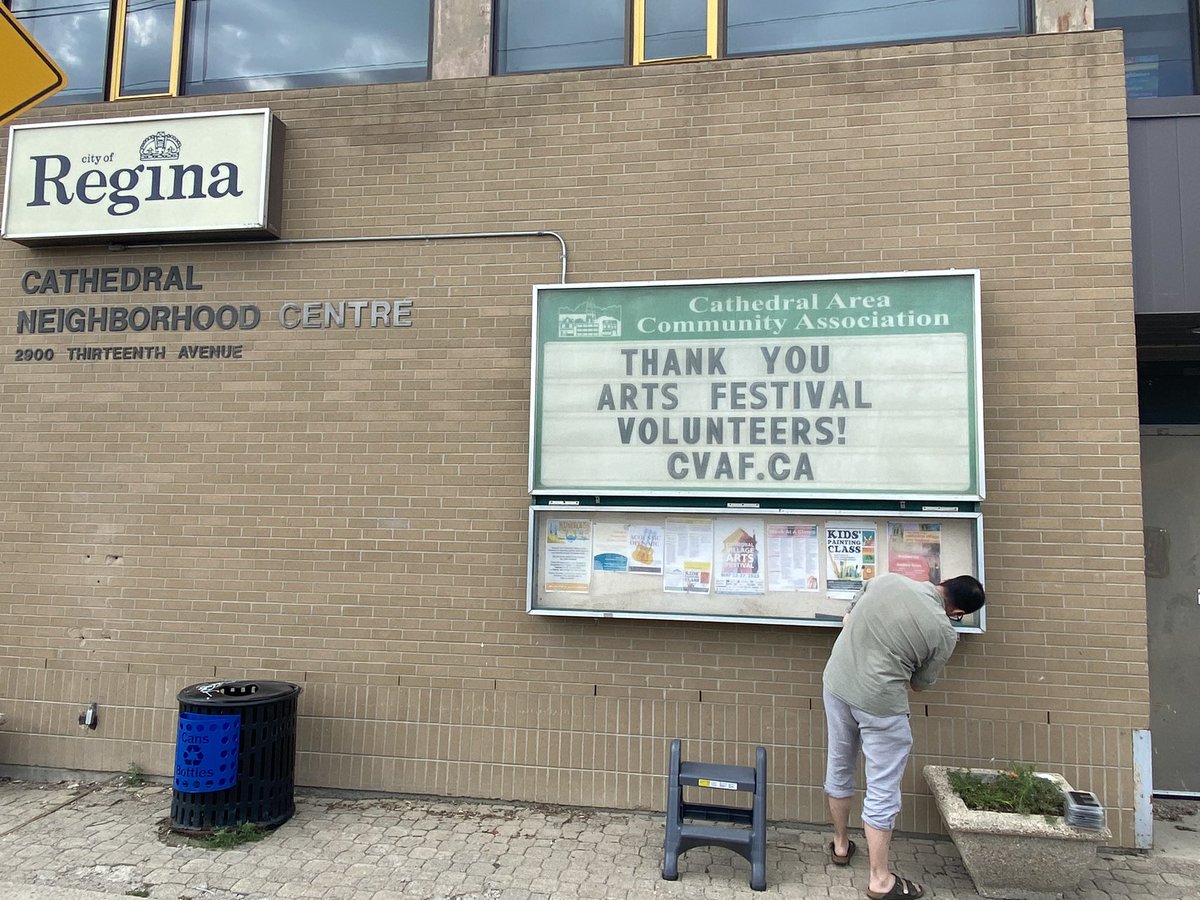 CVAF_Regina's tweet photo. And we mean it!   

We couldn’t have put on #Festival23 without your support and hard work.  

#CVAF #YQR #volunteers https://t.co/ggVuZW7RKi