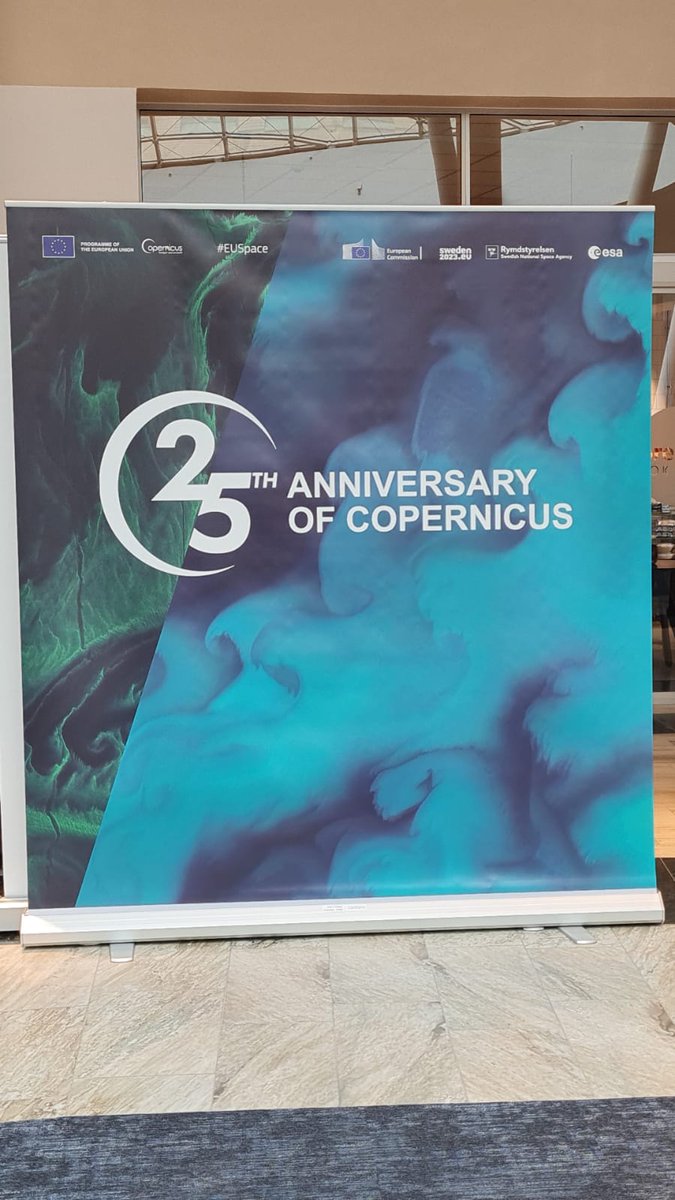 eusatcen's tweet photo. 🎉Happy 25th Anniversary @CopernicusEU!
🛰️✨ @eusatcen and #CopernicusSEA celebrate with you this fantastic moment!🎉🌍 

#Copernicus25 #Security #StrongerTogether https://t.co/regrW9Rctf