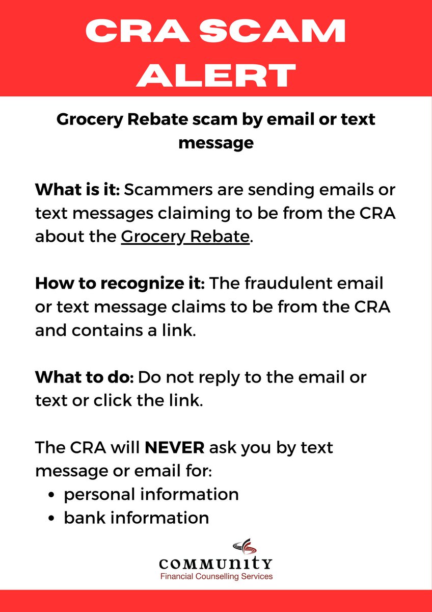 Some helpful tips on how to recognize scam alerts.