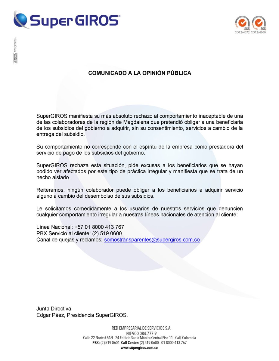 SuperGIROS Oficial tweet media