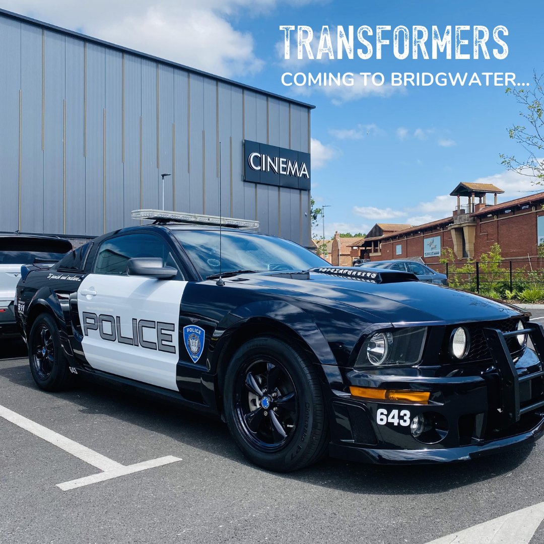 Transformers coming to a cinema near you - <a href="/ScottCinemasUK/">Scott Cinemas</a> Bridgwater!

A replica of one of the cars from the new TRANSFORMERS: RISE OF THE BEASTS film will be at Scott Cinemas Bridgwater tomorrow - so super fans come on down!🚓📽️

#scottcinemas #bridgwater #transformers