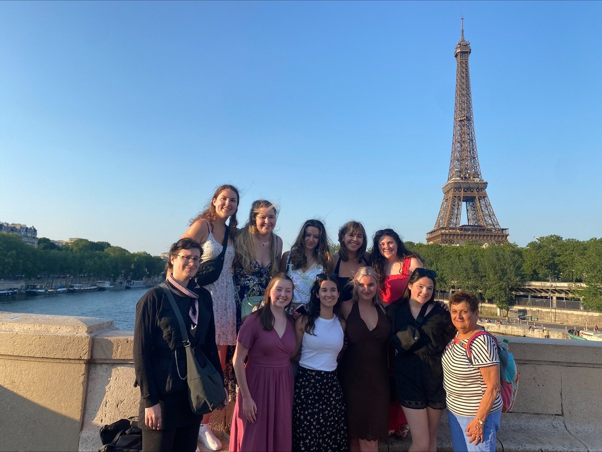 Curry_CXL's tweet photo. Nursing students are in Paris! They toured the Memorial to Fighting France, went to the American Cemetery to visit graves of nurses from WWI, and visited the Eiffel Tower.

Getting FOMO? We have two spring 24 courses w/ travel in ViaTRM - check them out, or message us for info. https://t.co/tF1B0JUwuc