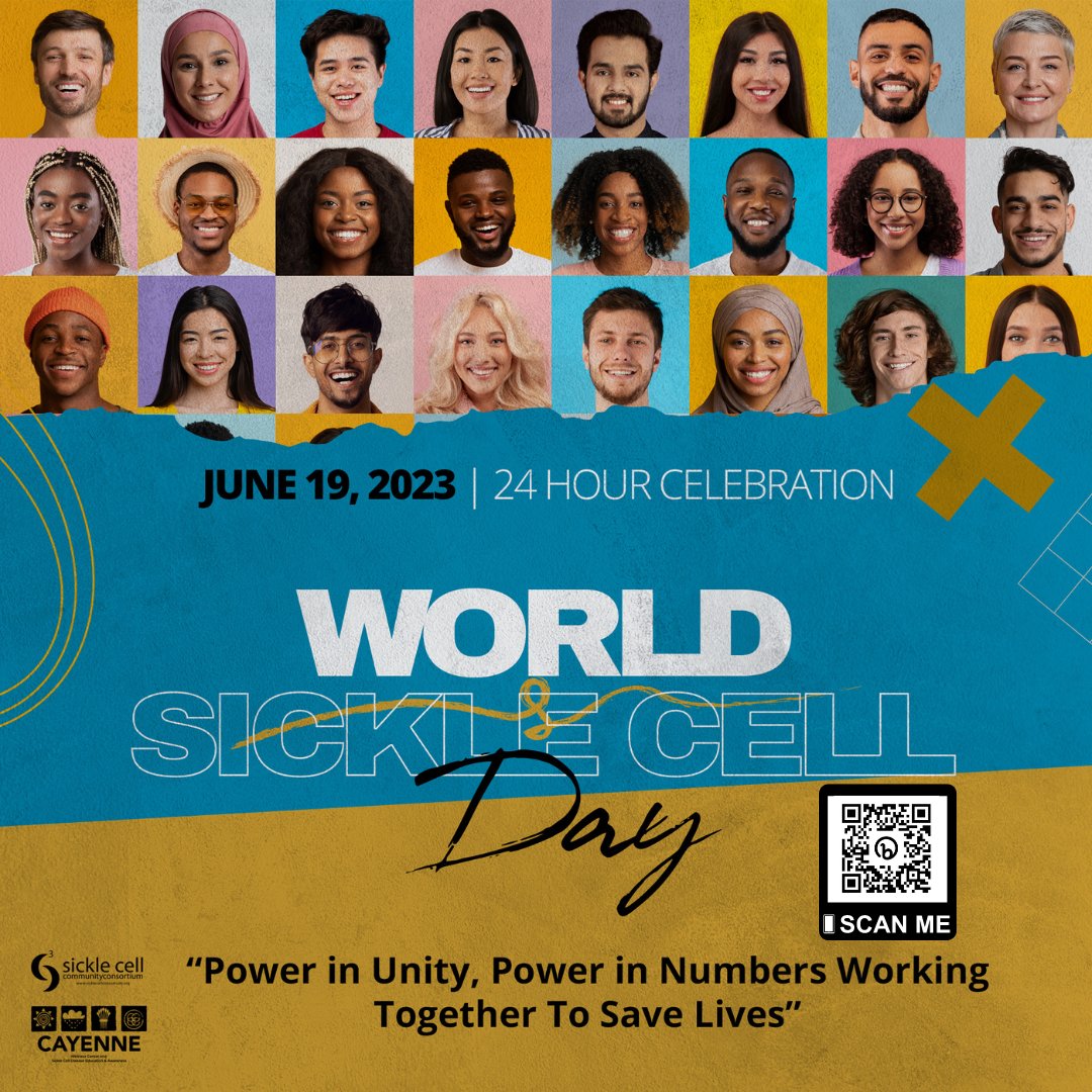 Cayenne Wellness (@cayennewellness) on Twitter photo June 19 the <a href="/SCCConsortium/">Sickle Cell Consortium</a> and <a href="/CayenneWellness/">Cayenne Wellness</a> Invites Your Participation for the 4th Annual #WorldSickleCellDay – 24-Hour Sickle Cell-a-Thon shar.es/afB1Jg
<a href="/Memej99/">Memej99-SickleCellLifeOfMemej</a> <a href="/uscrfuganda/">Uganda Sickle Cell Rescue Foundation</a> <a href="/SickleRED20/">SickleRED</a> <a href="/SickleCellUK/">Sickle Cell Society</a> <a href="/ConquerSCD/">Sickle Cell Disease Coalition</a> <a href="/SickCells/">Sick Cells</a> <a href="/Sicklecell_RJ/">SICKLECELL SAKSHAM RAJASTHAN FOUNDATION</a> <a href="/MySickleCare/">Salveo Therapeutics</a> June 19 the <a href="/SCCConsortium/">Sickle Cell Consortium</a> and <a href="/CayenneWellness/">Cayenne Wellness</a> Invites Your Participation for the 4th Annual #WorldSickleCellDay – 24-Hour Sickle Cell-a-Thon shar.es/afB1Jg
<a href="/Memej99/">Memej99-SickleCellLifeOfMemej</a> <a href="/uscrfuganda/">Uganda Sickle Cell Rescue Foundation</a> <a href="/SickleRED20/">SickleRED</a> <a href="/SickleCellUK/">Sickle Cell Society</a> <a href="/ConquerSCD/">Sickle Cell Disease Coalition</a> <a href="/SickCells/">Sick Cells</a> <a href="/Sicklecell_RJ/">SICKLECELL SAKSHAM RAJASTHAN FOUNDATION</a> <a href="/MySickleCare/">Salveo Therapeutics</a>