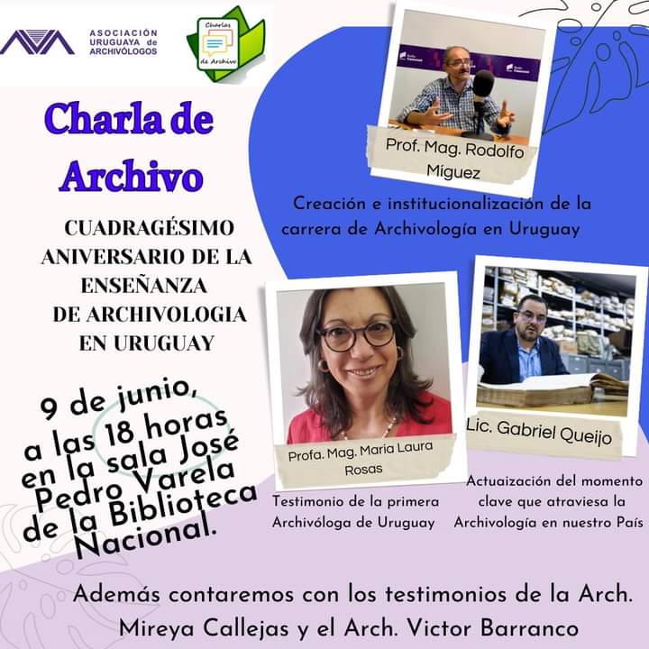 En el marco de la Semana Internacional de los Archivos 2023, los  invitamos a participar en una Charla  de Archivos muy especial.
 #ArchivosUnidos  
#50añosALA 
#75añosICA
Formulario de inscripción:
docs.google.com/forms/u/0/d/1h…