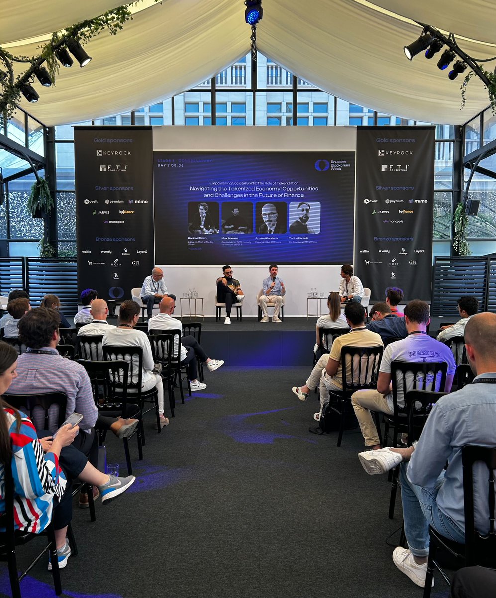 mimo_labs's tweet photo. Aaand @YaceNothing  is live at the Brussels Blockchain Week! https://t.co/Pgh55DjILY