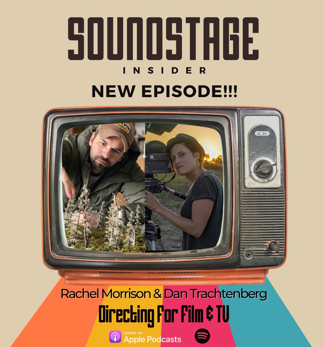 Our latest episode - Directors! With Rachel Morrison (Mudbound, Black Panther, The Mandalorian) and Dan Trachtenberg (Prey, Black Mirror, The Boys). Available wherever you get your podcasts!!!