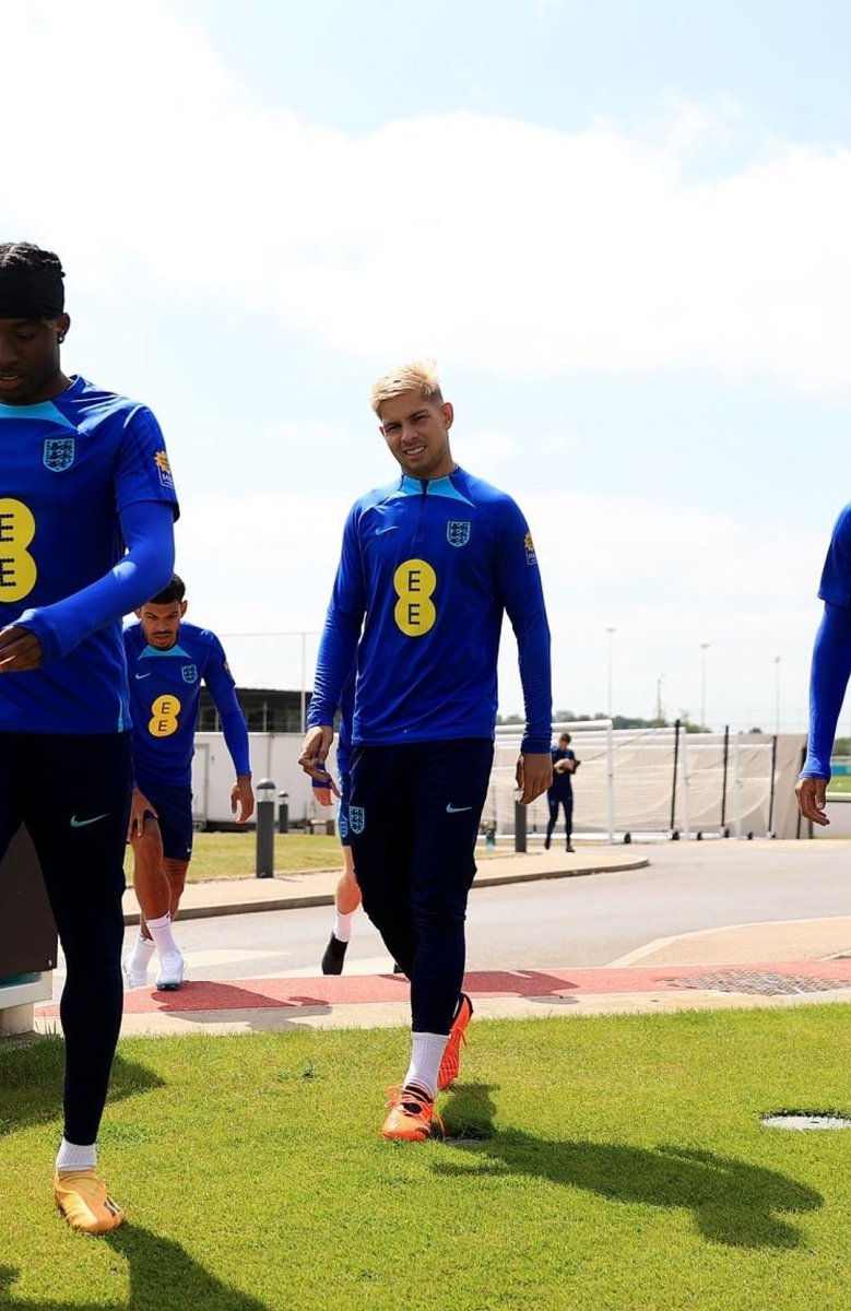 Emile Smith Rowe in England’s prep training camp for the #U21Euros 🏴󠁧󠁢󠁥󠁮󠁧󠁿