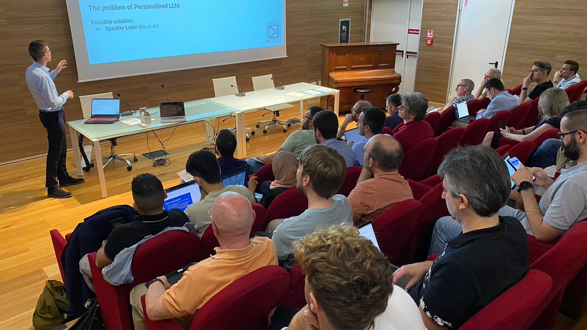 HPCLab's tweet photo. Photos from the 13th Italian Information Retrieval Worksop #IIR23 Organised by @DII_Pisa and @HPCLab
Sponsored by @ACMSIGIR and @HPCLab
Info at https://t.co/zzp2ChxyJx https://t.co/0t6exYvHAS