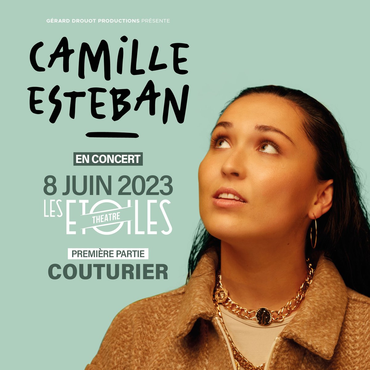 🔥On se retrouve ce soir pour le concert de <a href="/camille_estbn/">Camille esteban</a> aux #EtoilesParis.
 <a href="/Couturiermusic/">Couturier</a> en première partie. 
C'est la belle époque... !!!!!
Toutes dernières places disponibles ici : gdp.fr/fr_FR/artistes… 😃