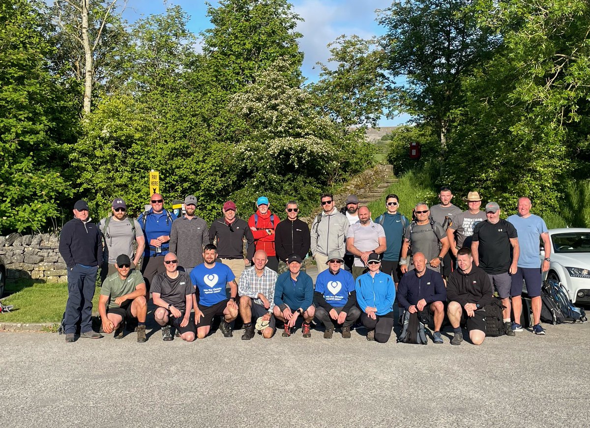 Many congratulations to our colleagues who have completed The Yorkshire 3 Peaks Challenge for charity. The team covered 25.1 miles, burnt over 4000 calories and ascended Pen-y-Ghent, Whernside and Ingleborough - and have so far raised over £4200 for The Christie! @CNCHeyhamOPU