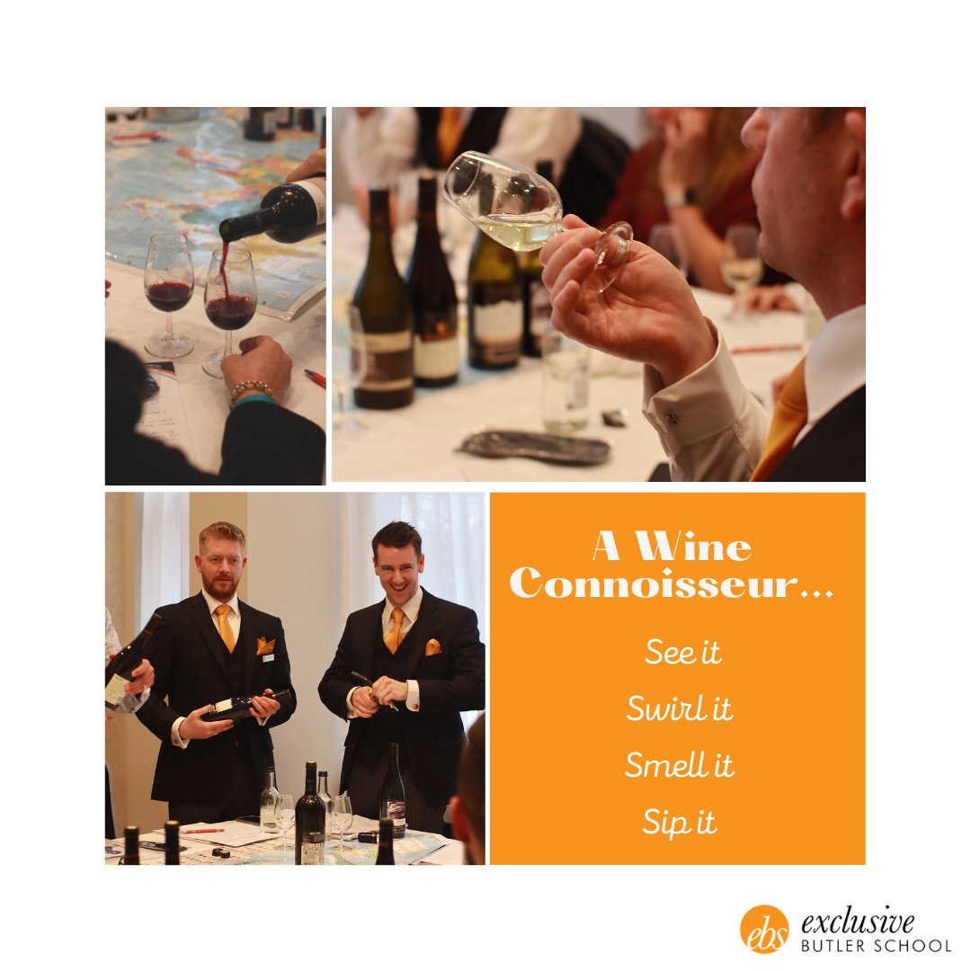 EBSButlerSchool's tweet photo. During our 2-Week Butler Course, our students learn how to become a wine connoisseur... ๐ท
#ebs #exclusivebutlerschool #wine #connoisseur #butleracademy #butler #courses #teaching #britishbutler #learning https://t.co/9SpKy1V1ad
