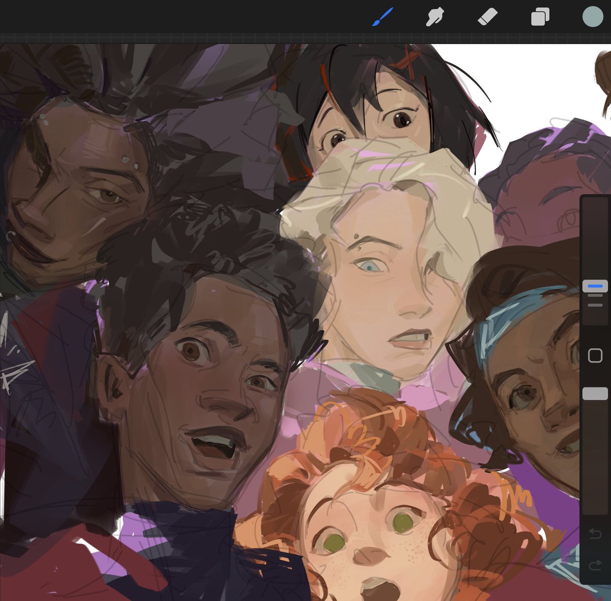 nudeerah's tweet photo. Guys.. you wont believe me… but.. 😨 (hobie looks so good here) #AcrossTheSpiderVerse https://t.co/3X03iwrs6G