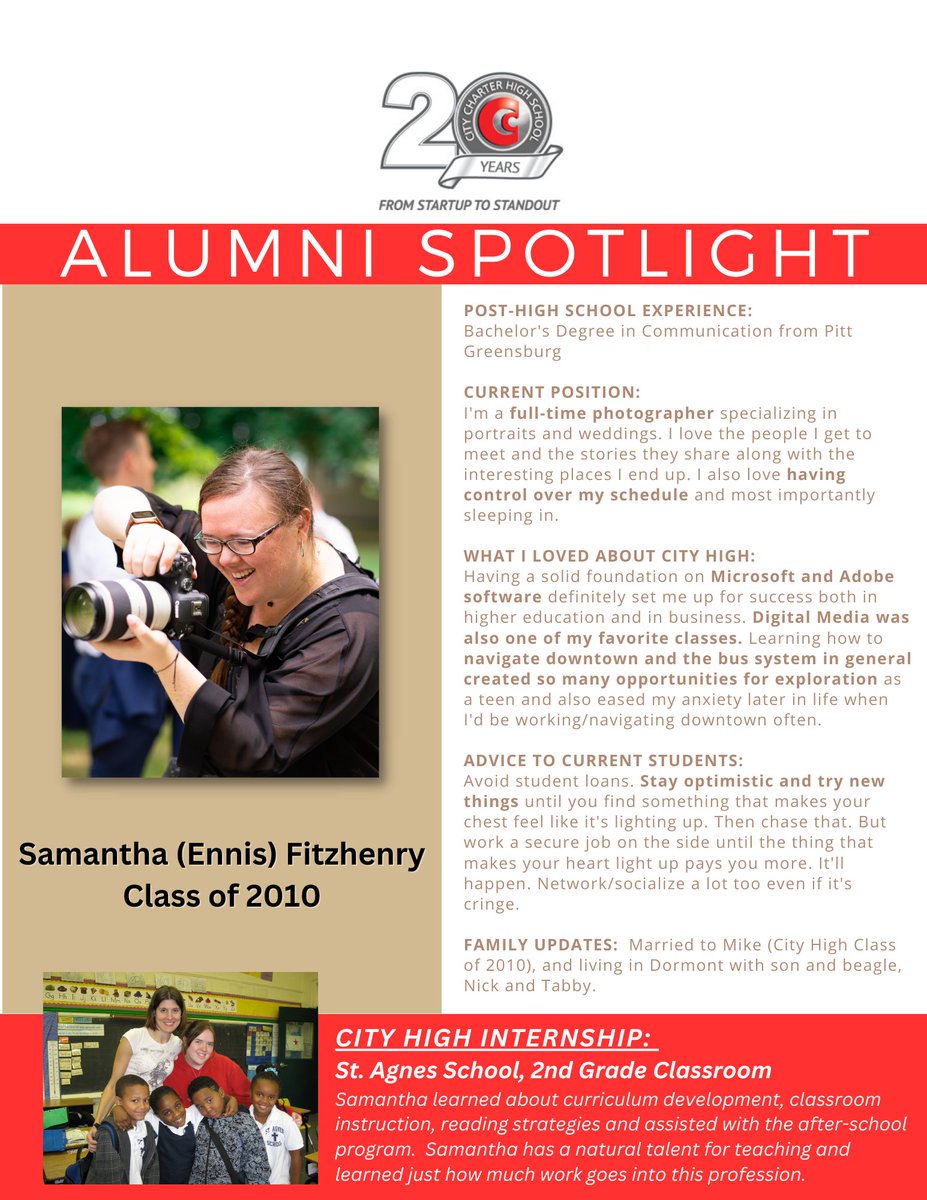 #TBT Samantha (Ennis) Fitzhenry, Class of 2010!📷📷
An extra special shout-out to Samantha Fitzhenry Photography for photographing the City High Prom this year!
@Samanthafitzhenryphotography #CityHigh2010 #CityHighPgh #WeAreCityHigh