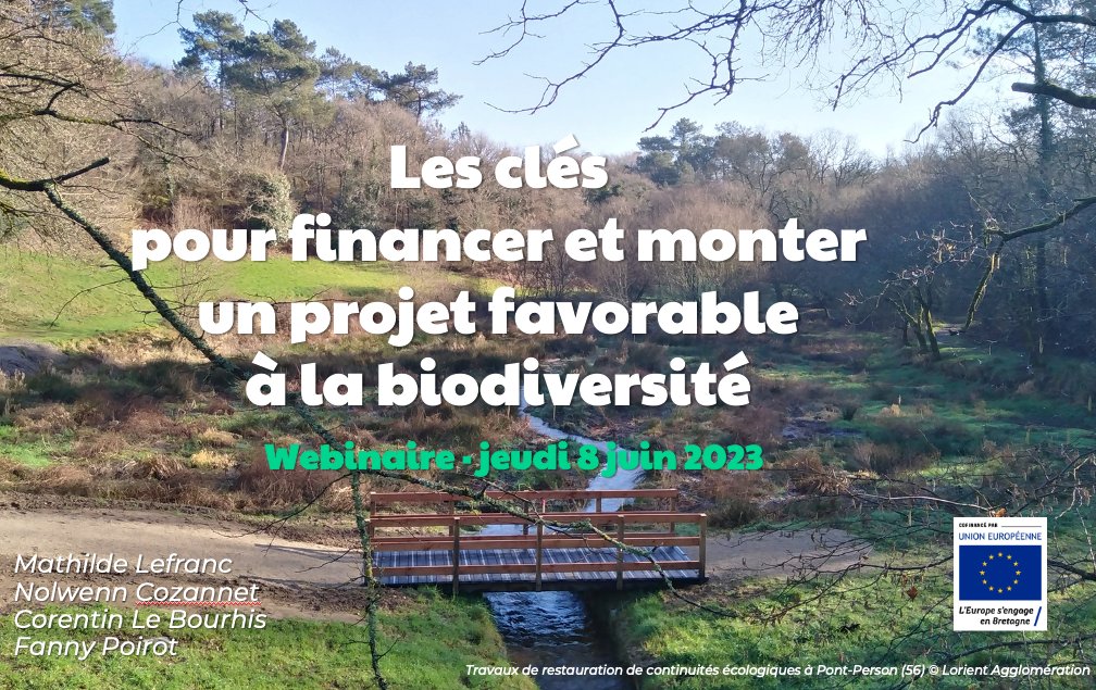 #accompagnement🤝Passer de l'idée à la réalisation d'un projet #biodiversitéBZH n'est pas toujours facile !

Ce matin, 70 futurs porteurs de projets ont pu connaître les éléments-clés dans la préparation d'un dossier lors d'un #webinaire.

Replay bientôt disponible 🔜💡📺