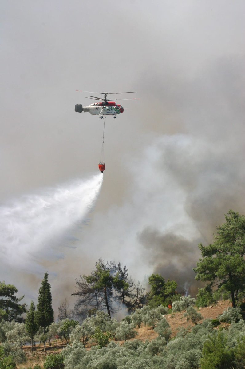 2021 yılında yaşanan büyük orman yangınlarından ders çıkaran Türkiye, orman yangınlarına karşı tarihin en büyük hava filosunu kurdu: 📌19 uçak 📌63 helikopter -📌8 İHA Toplamda 133 hava aracı ve 145 bin kişilik kara gücü ile olası 2023 yılı yangınlarına hazırız.