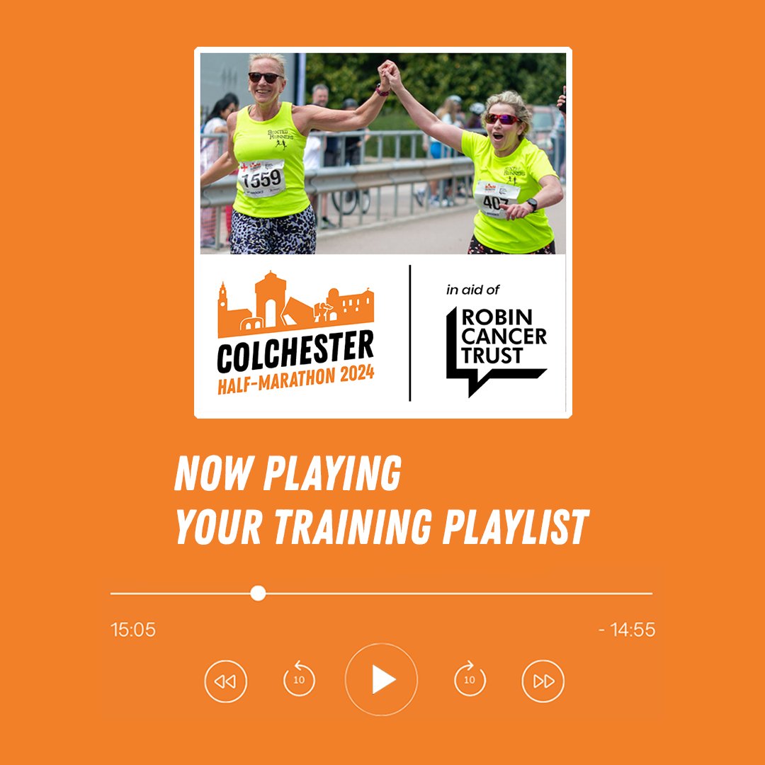 It's SPOTIFY SUNDAY 🎧 🧡

Each week we will be selecting YOUR song suggestions to be added to our Official Colchester Half Marathon 2024 Playlist - which you can use during your training! 🏃  open.spotify.com/playlist/62MYi…

Comment your favourite song for running training below! 👇