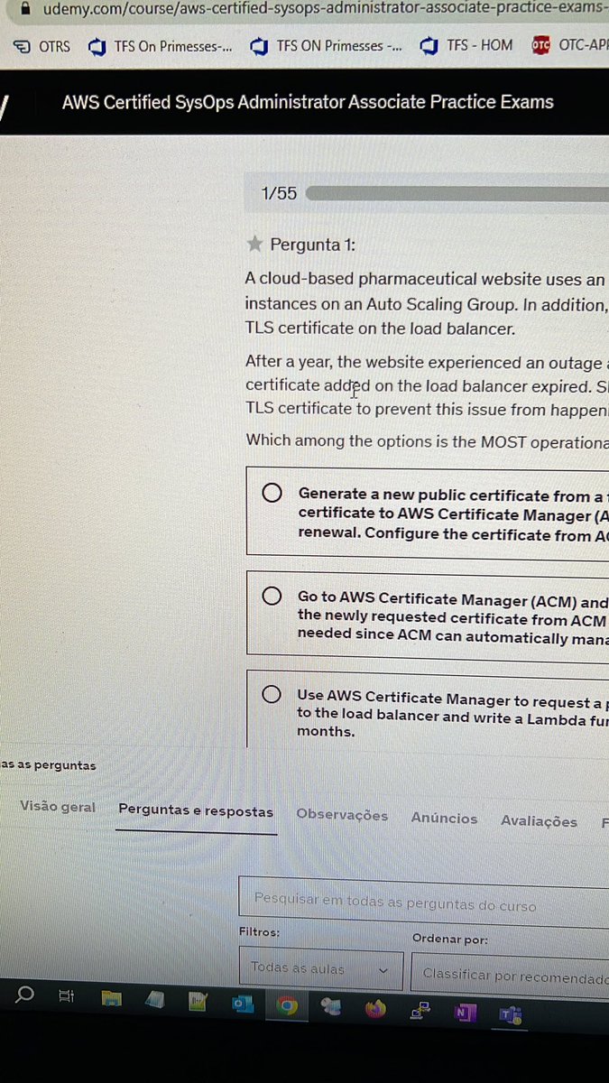 gabrielpass7's tweet image. Bora estudar para certificar, Se Deus quiser.
#AWS
#Sysops