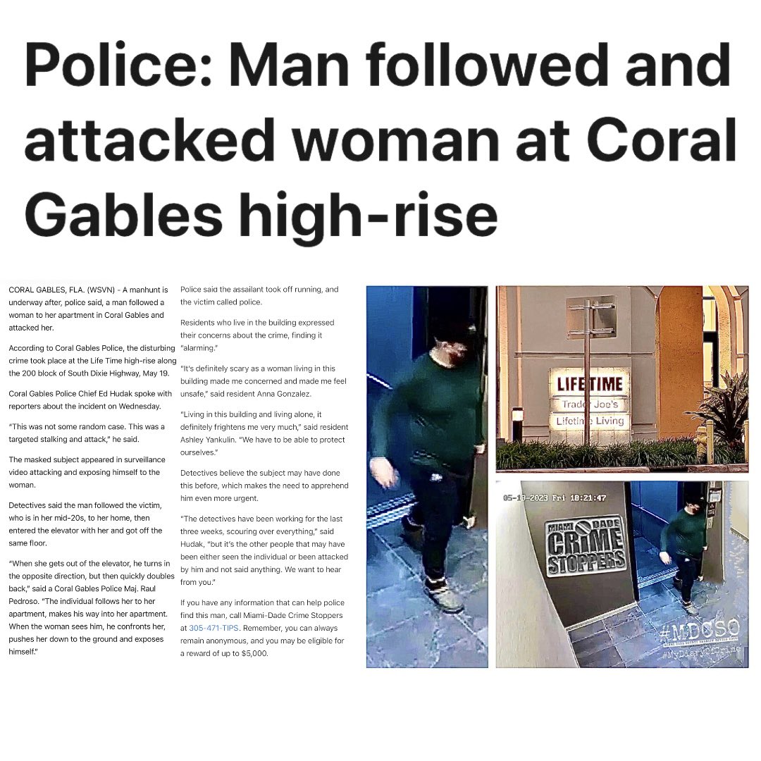 #CORALGABLESMIAMI #CORALGABLESLIVING #GABLES #THEGABLES #BEONTHELOOKOUT #BOLOMIAMIDADE wsvn.com/news/local/mia… #BADGUYS #CRIMINALSWITHGUNS #ITSNOTTHEGUN #VIOLENTCRIMEMIAMI #VIOLENCEMIAMI #CRIMEMIAMI #MIAMICRIME #RISINGCRIME #NEWSHERIFFINTOWN2024  #OURCOUNTY #OURCOUNTYMIAMIDADE