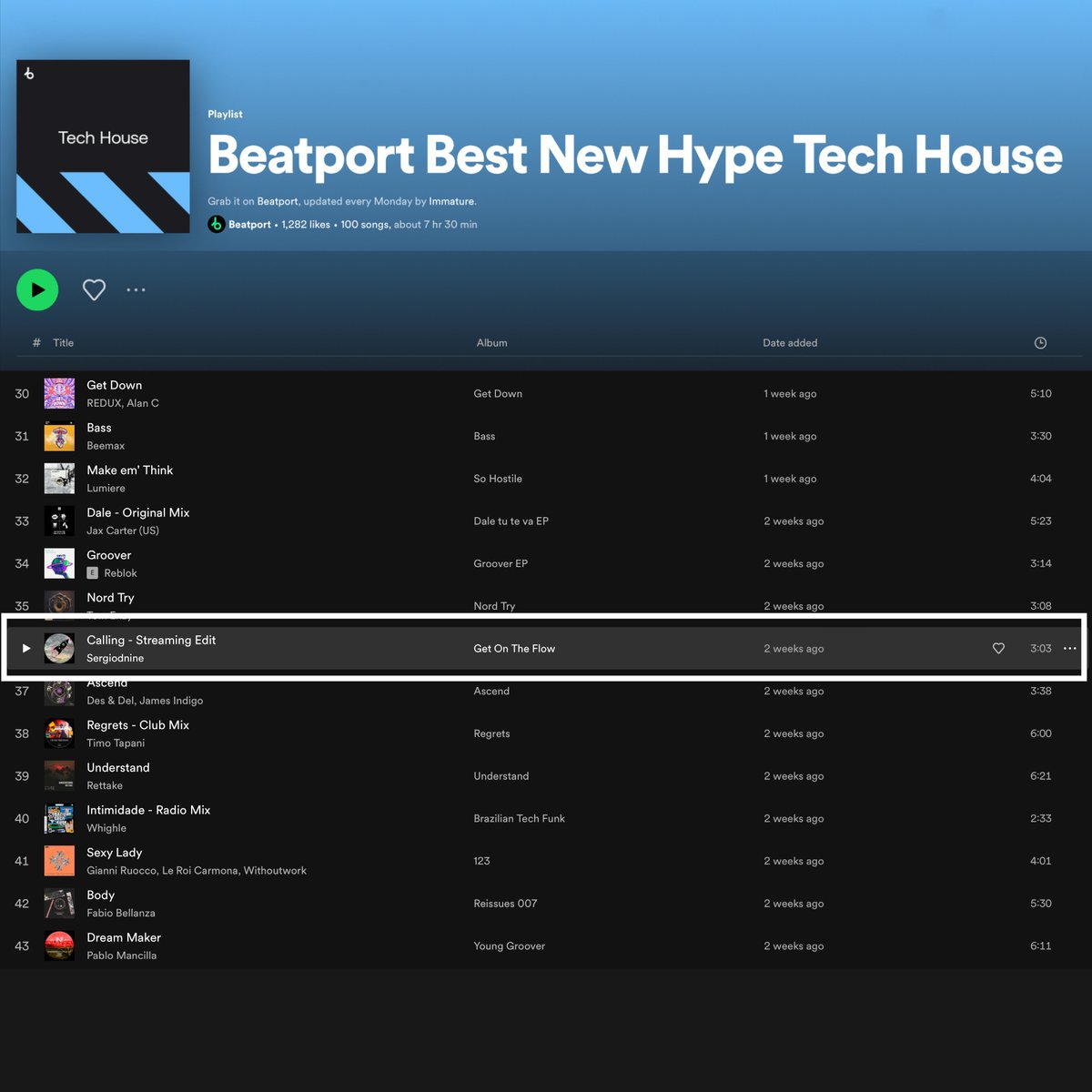 BaikonurRec's tweet photo. Get On The Flow EP by Sergiodnine has been picked by  curators ⭐ Don’t miss this release 👉 https://t.co/KIePM5mD0o #beatport #beatportfeatured #beatporthype #beatportchart #beatporttop100 #lwstorefeature https://t.co/KKm4s0lBfj
