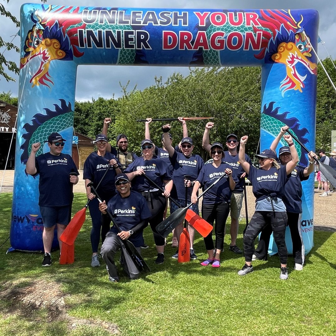We’re so excited that 60 employees are taking part in the annual #peterboroughdragonboatfestival on Saturday. Head to Peterborough Rowing Club in Thorpe Meadows from 10am to cheer on the four Perkins teams racing in aid of Sue Ryder Thorpe Hall Hospice.