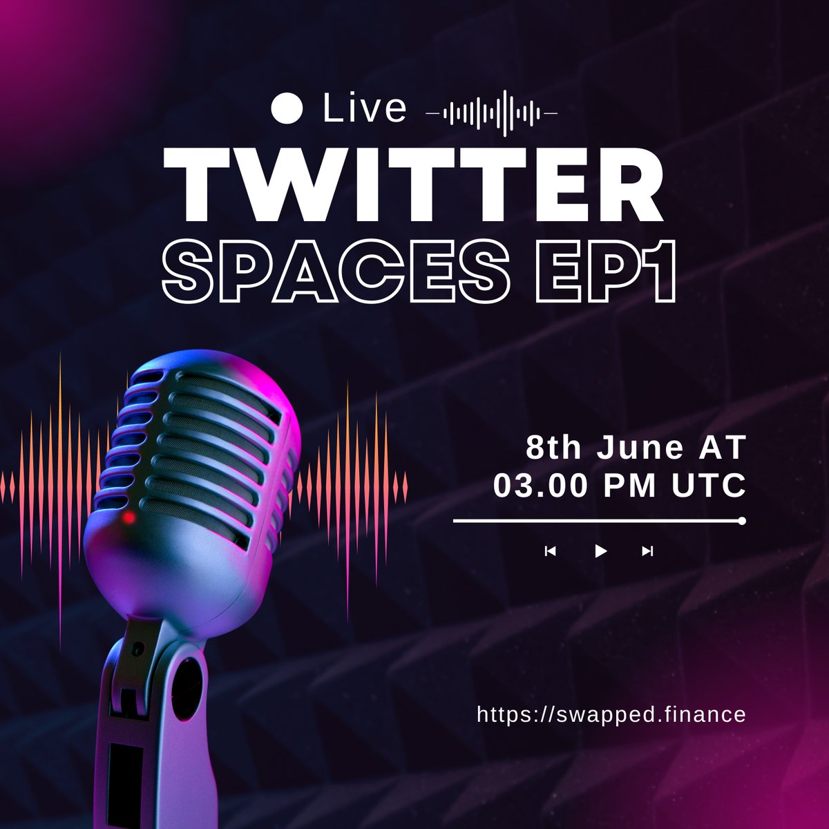 SwappedFinance's tweet photo. Join us in just one hour as we go live on our first-ever Twitter Space with @shardeum. Discover all there is to know about @SwappedFinance and grab your exclusive OAT from @Galxe. Don't miss out! Tune in here 👉 https://t.co/5tEgiY2RG1
#BuildInBharat #SwappedFinance #SHM https://t.co/9QRfVs9mj3