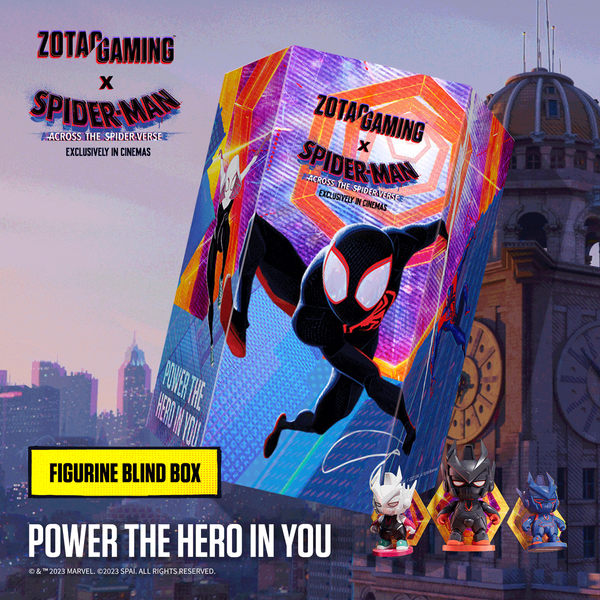 Which is your favourite ZTORM figure?

a. ZTORM as Spider-Man™
b. ZTORM as Spider-Gwen™
c. ZTORM as Spider-Man 2099™

See Spider-Man™: Across the Spider-Verse, exclusively in cinemas now 

#ZotacxSpiderversemovie #SpiderVerse #PowerUp #PowerTheHeroInYou #PowerTheWin #ZTORM