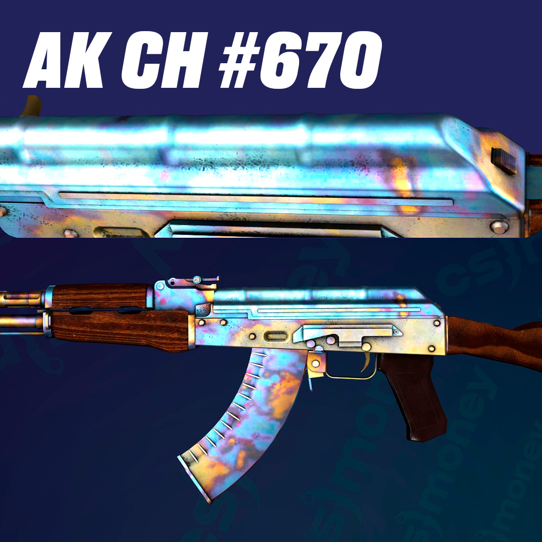 CS.MONEY on Twitter "The AK47 Case Hardened 670 pattern is one of the bluest, but it still