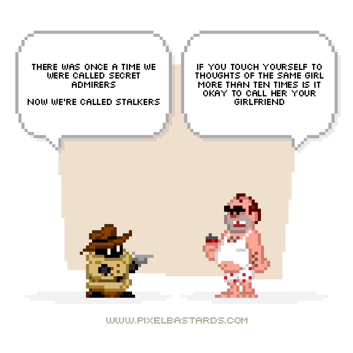 #secretadmirer #stalker #masturbation #webcomic #comic #comicstrip #pixel #pixelart #pixelcomic #bit #bitart #bitcomic #8bit #8bitart #8bitcomic #sprites #spritecomics #joke #funny #notfunny #stupid #oneliners #toomanyhashtags