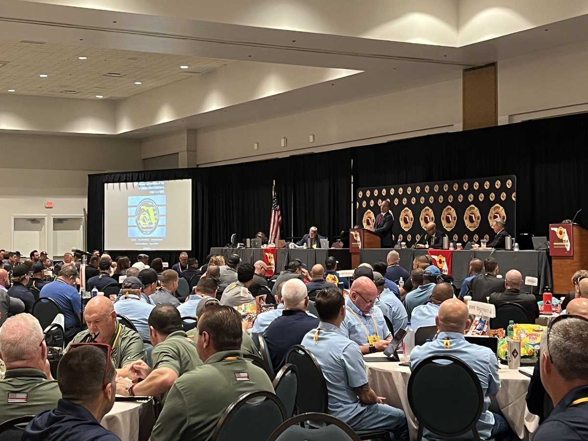 I was honored to speak this morning at the 79th Annual Florida Professional Firefighters conference in Orlando. These heroes work 24/7/365 to protect their communities & I’m proud of all we accomplished this session to support our firefighters. Thank you for your service! @FPF343