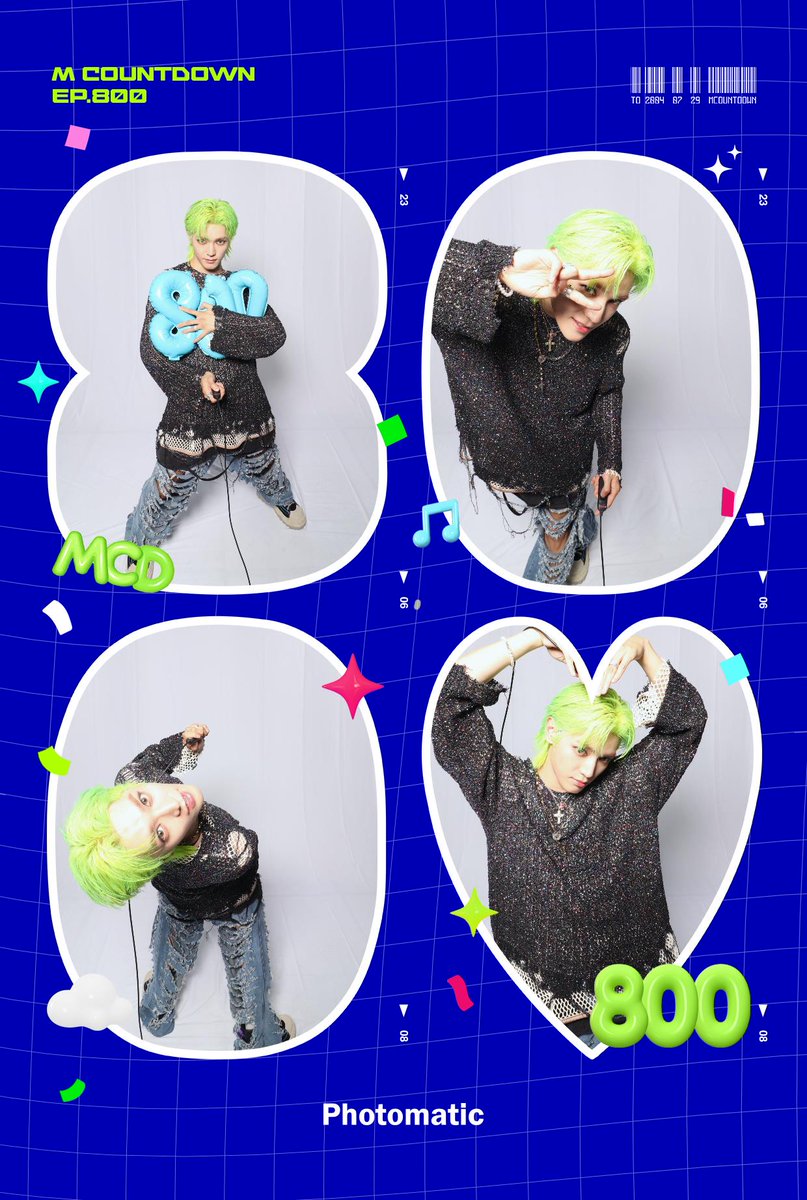 :¨·.·¨:
`·..➭ 엠카운트다운 800회 기념✨
📸 #태용(#TAEYONG) 의 #엠카네컷 도착🫶

엠카네컷 with #Photomatic
#엠카운트다운 #MCOUNTDOWN