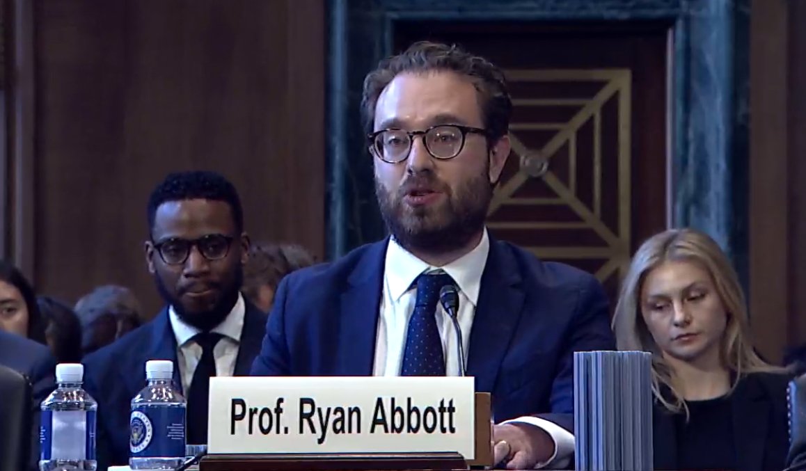 University of Surrey (@uniofsurrey) on Twitter photo Professor Ryan Abbott tells US Congress that updating AI patent law should be a priority to keep up with rapid technological progress ow.ly/EIPc50OIWHA (his testimony starts at 35mins) <a href="/LawAtSurrey/">Surrey Law School</a> <a href="/DrRyanAbbott/">Ryan Abbott</a> <a href="/PeopleCentredAI/">Surrey Institute for People-Centred AI</a> Professor Ryan Abbott tells US Congress that updating AI patent law should be a priority to keep up with rapid technological progress ow.ly/EIPc50OIWHA (his testimony starts at 35mins) <a href="/LawAtSurrey/">Surrey Law School</a> <a href="/DrRyanAbbott/">Ryan Abbott</a> <a href="/PeopleCentredAI/">Surrey Institute for People-Centred AI</a>