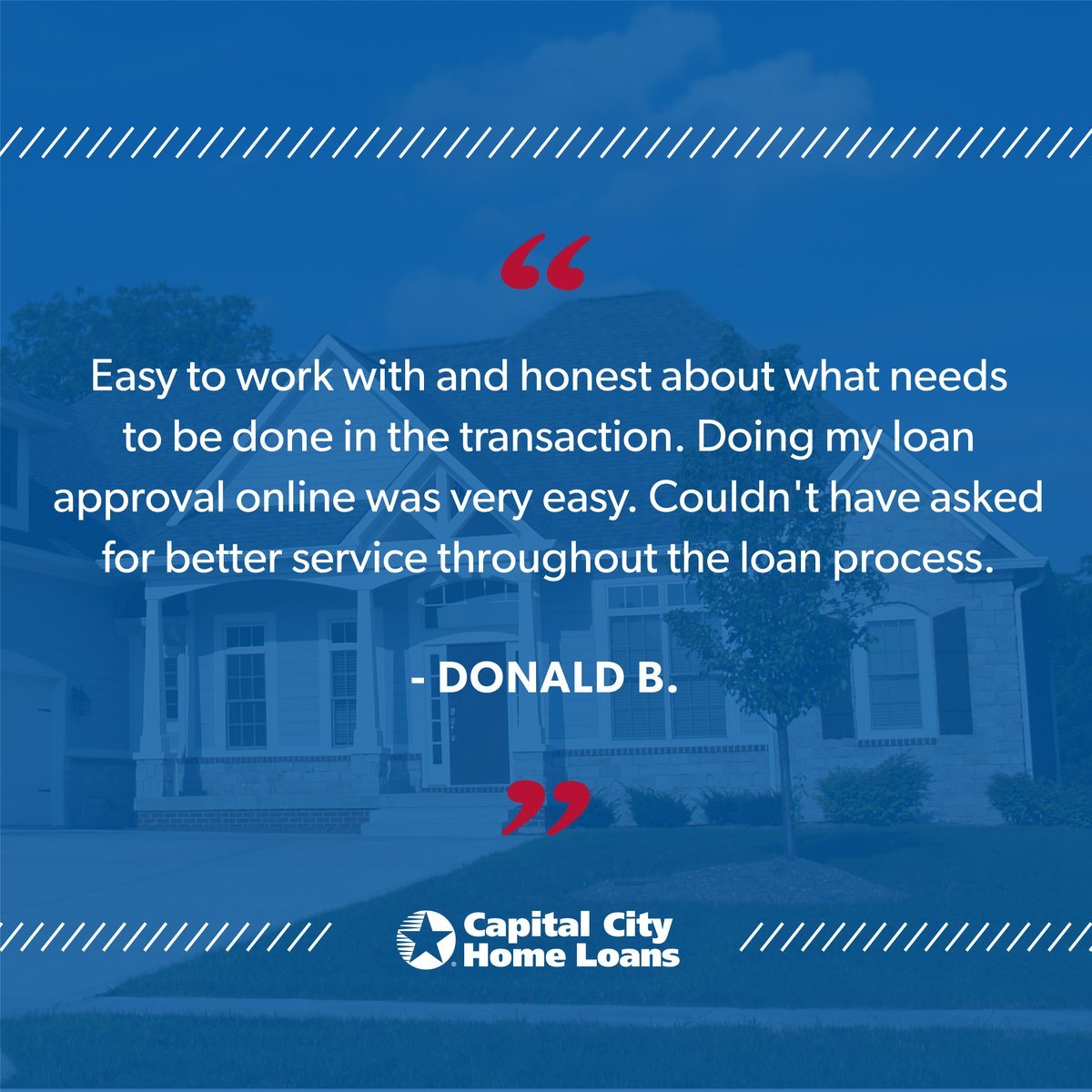 Our online approval process is quick and streamlined to get you into your new home with ease.

#cchl #testimonial #newhome #mortgageapproval