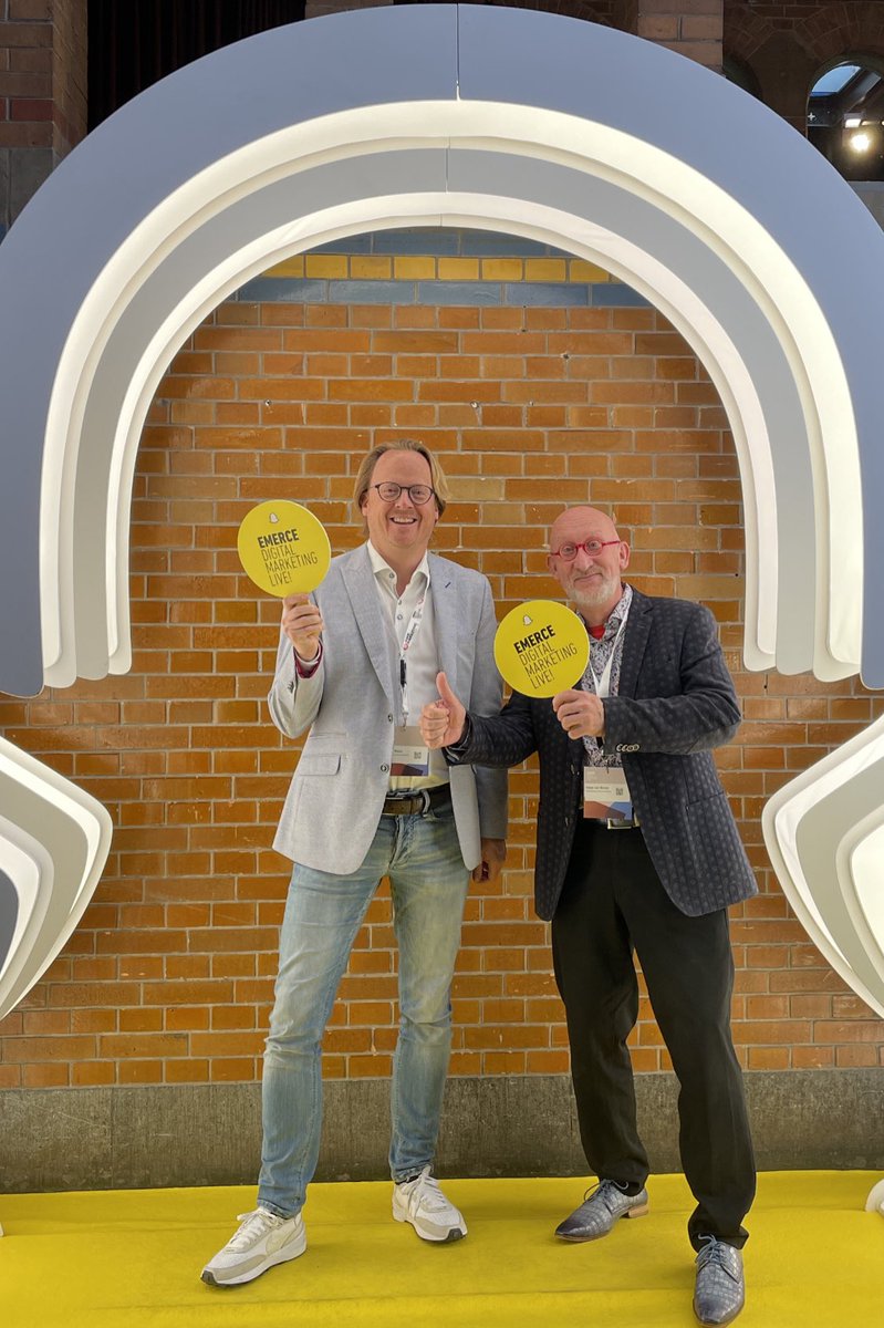 Wouter Blom - Stramark Online Marketing Bureau (@wouterblom) on Twitter photo Vandaag bij #emerce digital live. Leuk en leerzaam! #digitalmarketing
Met <a href="/OMAlkmaar/">Hans van Schip | Marketing en Sales Specialist</a> Vandaag bij #emerce digital live. Leuk en leerzaam! #digitalmarketing
Met <a href="/OMAlkmaar/">Hans van Schip | Marketing en Sales Specialist</a>