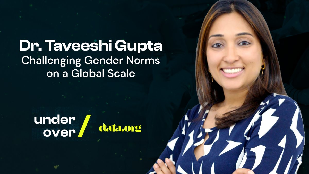 DataDotOrg (@datadotorg) on Twitter photo As a developmental psychologist & expert in gender norms, <a href="/taveeshi/">Dr. Taveeshi Prasad Gupta</a> is on a mission to use data to promote care, empathy, and accountability among boys and men worldwide.
This is our #5Minutes with Dr. Taveeshi Gupta: data.org/news/5-minutes…
#DataDrivesImpact #GenderData As a developmental psychologist & expert in gender norms, <a href="/taveeshi/">Dr. Taveeshi Prasad Gupta</a> is on a mission to use data to promote care, empathy, and accountability among boys and men worldwide.
This is our #5Minutes with Dr. Taveeshi Gupta: data.org/news/5-minutes…
#DataDrivesImpact #GenderData