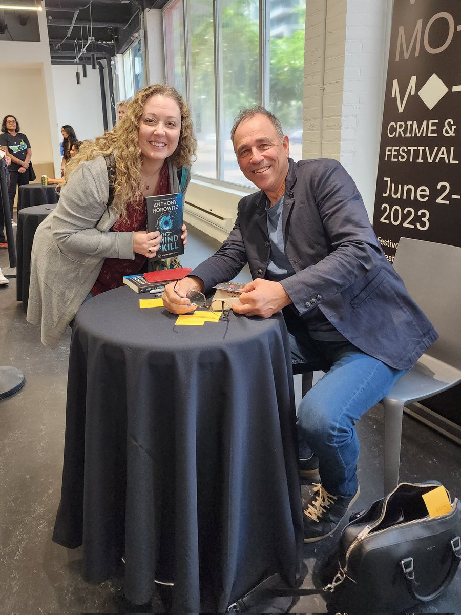 I had an amazing time at the @festofauthors #MotiveTO event this past weekend. Meeting @AnthonyHorowitz was a true highlight!